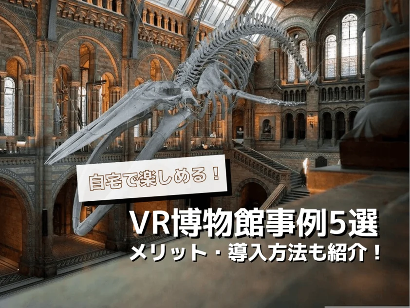 自宅で楽しめるVR博物館事例5選|VRのメリットや導入方法も紹介