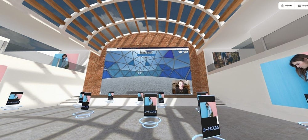 VRコマース VRmall 画面共有