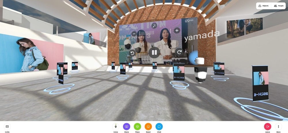 VRコマース VRmall カメラ機能